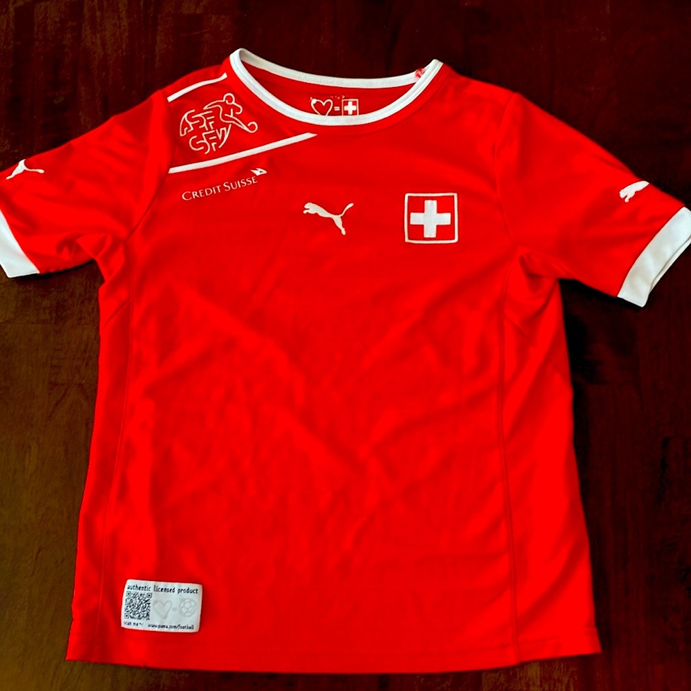 Youth Switzerland Puma Soccer Jersey Size Youth Medium
